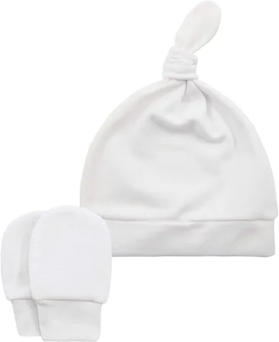 Miniatura 3 de Conjunto de gorro y manoplas para bebé, gorro de bebé para recién nacido, gorro de invierno