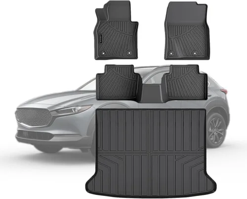 Miniatura 44 de Revestimientos de suelo para Acura ADX y Honda HR-V 2023-2026 TPE 2023-2026 TPE protección para todo tipo de clima, tapetes de primera y 2ª fila