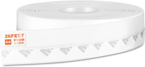 Miniatura 11 de MIKOSI cinta de sellado de silicona de 26 pies, cinta adhesiva para puertas, ventanas, huecos de duchas