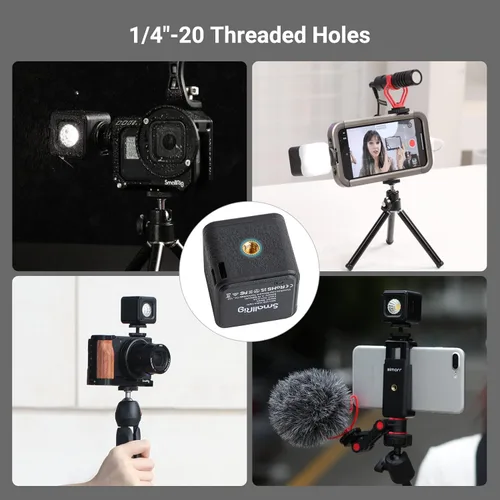 Miniatura 5 de SmallRig RM01 Mini Luz de Vídeo LED Impermeable Kit de Iluminación Portátil con 8 Filtros de Color, Luz de Fotografía de Relleno Regulable 5600K