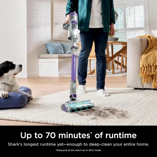 Miniatura 6 de Shark PowerDetect - Aspiradora inalámbrica de mano, potente succión, filtración HEPA, autonomía de 70 minutos, para alfombras y suelos duros