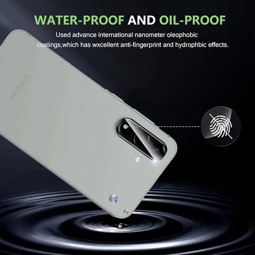 Miniatura 3 de Protector de lente de cámara para Samsung Galaxy A56, [antiarañazos] [fácil de instalar], alta definición, anti huellas dactilares, película