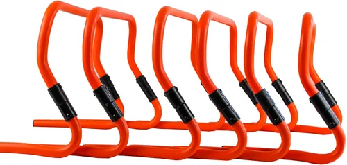 Cannon Sports Flexi Juego de obstáculos en color naranja para velocidad y agilidad