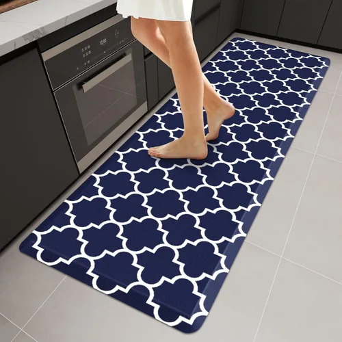 Miniatura 40 de WISELIFE - Tapete antifatiga para piso de 4/5 pulgadas, tapete de cocina antideslizante, impermeable, resistente, ergonómico, cómodo, duradero