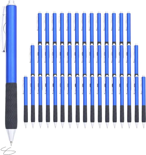 Miniatura 12 de Bolígrafos de Gel Negros, Paquete de 50 Bolígrafos Negros 0.5mm de Punta Fina, Tinta Negra, Escritura Suave, Bolígrafo de Gel con Clic para Oficina