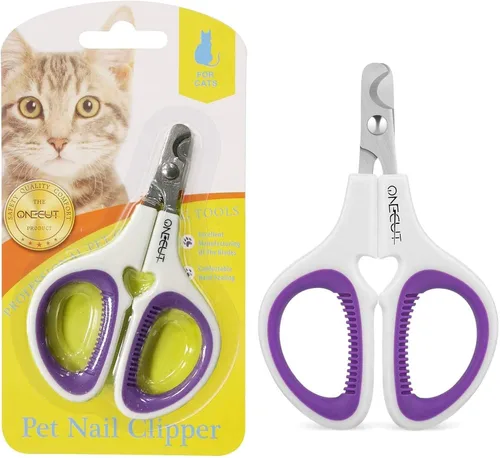Miniatura 6 de Cortaúñas para mascotas, versión actualizada, cortaúñas para gatos y gatitos, cortaúñas profesional para mascotas, ideal para gatos, cachorros, Rosa