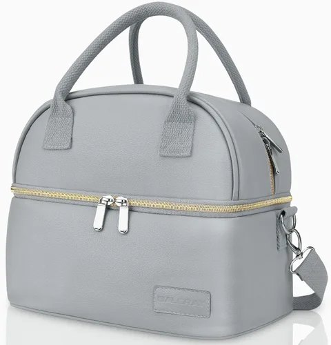 Miniatura 11 de BALORAY Bolsa de almuerzo para mujeres y hombres, lonchera aislada para adultos, bolsa de almuerzo reutilizable para el trabajo, picnic o viajes