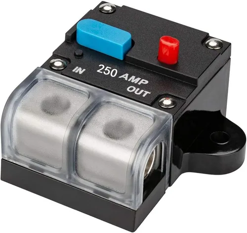 Miniatura 8 de Disyuntor de circuito de 100 amperios de audio para automóvil, energía solar, inversor de fusibles en línea con cubierta impermeable para motor