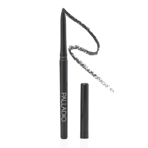 Miniatura 12 de Palladio Delineador de ojos retráctil impermeable, berenjena, cremoso, lápiz delineador de ojos deslizante giratorio, a prueba de manchas