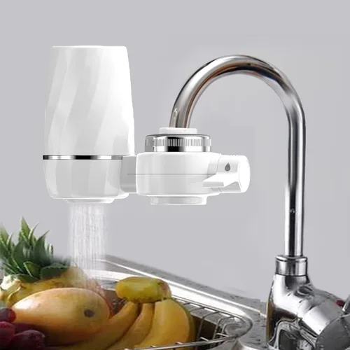 Miniatura 7 de Sistema de filtro de agua de montaje en grifo, filtro de agua del grifo para cocinas, baños, reduce el cloro, la cal, los metales pesados