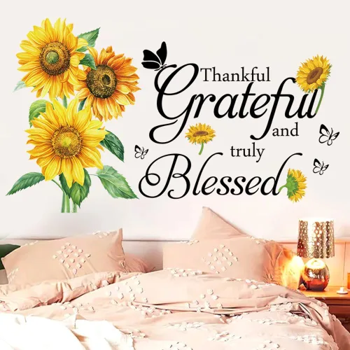 Miniatura 6 de Pegatinas de pared Girasol