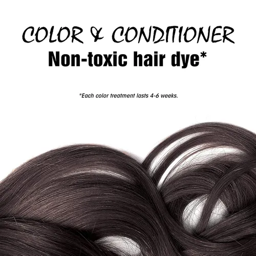 Miniatura 3 de Light Mountain Tinte y acondicionador para el cabello de henna, tinte negro para hombres y mujeres, polvo orgánico de hoja de henna y botánicos, sin
