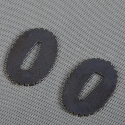 Miniatura 4 de Brass Sword Seppa Spacer for Japanese Samurai Swords Replacement 2 Pcs MN-NEWSEPPA