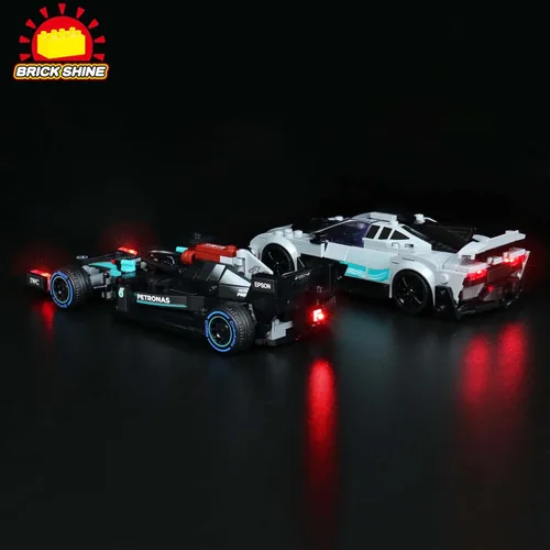 Miniatura 3 de Kit de luces para Lego Speed Champions Mercedes AMG 76909 (Lego Set no incluido) (Classic)