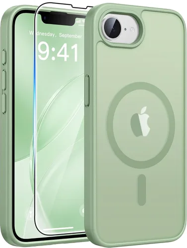 Miniatura 734 de FNTCASE Funda para iPhone 17 Pro: Fundas delgadas translúcidas de color azul claro compatibles con MagSafe, protección completa de la cámara