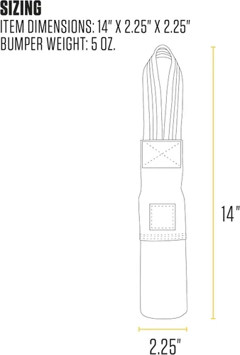 Miniatura 3 de Carhartt Herramienta de Entrenamiento para Mascotas, Bumper de Recuperación para Perros, Bumper de Entrenamiento de Lona de Pato de Nylon Resistente