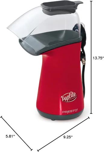 Miniatura 4 de Máquina para hacer palomitas con aire caliente, Presto Poplite, talla única , Rojo