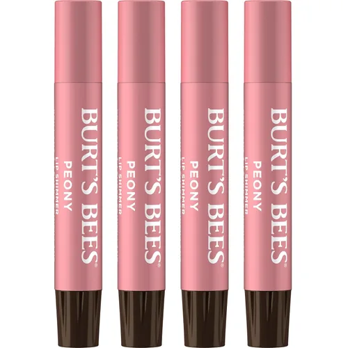 Burt's Bees Shimmer - Juego de tintes labiales, regalos para el día de la madre, barra de bálsamo labial tintado, hidratante para hidratación