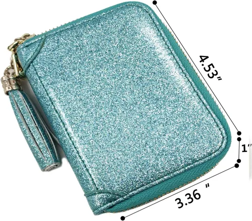 Miniatura 6 de Tarjetero de piel para tarjetas de crédito y carnet de identidad, con tecnología RFID, para mujer