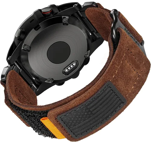 Miniatura 14 de Compatible con la Correa de Reloj Garmin, Correa Deportiva de Nylon Super Resistente con Diseño de Bucle Tejido, Banda de Reemplazo Dura