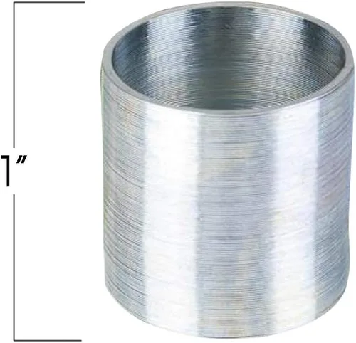 Miniatura 3 de ArtCreativity Mini resorte helicoidal Slinky de 1 pulgada (paquete de 12) juego de resortes de metal plateado y dorado, divertido recuerdo de fiesta