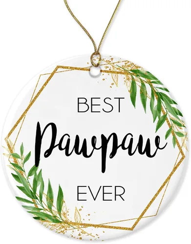 Adorno de Navidad de papaya – Adorno de Navidad para papaya de hijo – Regalos de papaya para hija – La mejor papaya jamás impresa en ambos lados,
