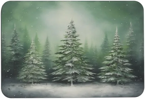 Miniatura 12 de Alfombra de baño de goma antideslizante de pino verde con copos de nieve, secado rápido, súper absorbente, ajuste fino debajo de la puerta, árboles