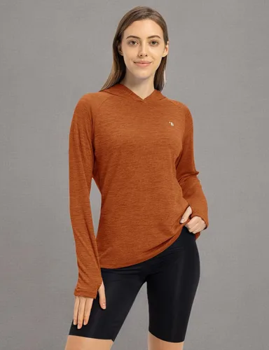 Miniatura 9 de TBMPOY Womens UPF 50+ Sun Protection Hoodie Shirt Long Sleeve Fishing Hiking Outdoor UV Shirt Lightweight