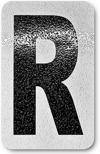 Miniatura 102 de Despegar y pegar individuales, números y letras de aluminio reflectantes, se adhiere al hormigón, madera, metal, azulejos, ladrillo, vidrio