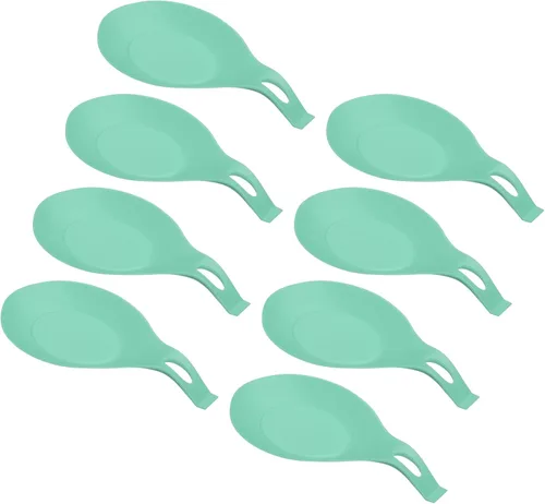 Miniatura 30 de uxcell Soporte de cuchara de silicona, 7.68 x 3.74 pulgadas, resistente al calor, soporte para utensilios de cocina, espátula, soporte para cucharón