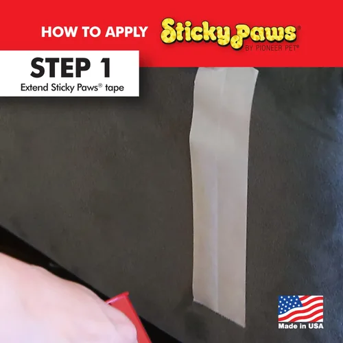 Miniatura 2 de Bandas de control de arañazos Sticky Paws, normal, Transparente