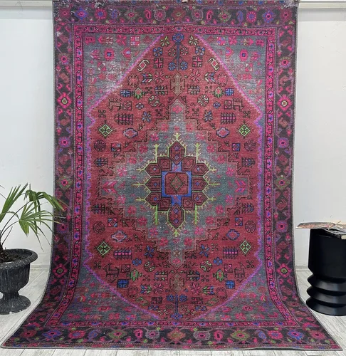 Miniatura 9 de Alfombra de área de diseño morado, alfombra de entrada, alfombra con estampado floral de animales, alfombra decorativa, fácil de limpiar, alfombra