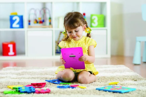 Miniatura 6 de LEXiBOOK Unicorn Tableta Educativa Bilingüe de Aprendizaje Interactiva, Juguete para Aprender Letras del Alfabeto, Números, Palabras, Ortografía