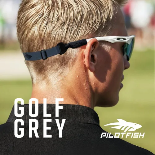Miniatura 2 de Pilotfish Correas flexibles para gafas, ajustables para deportes, se adaptan a anteojos y lentes de sol Negro