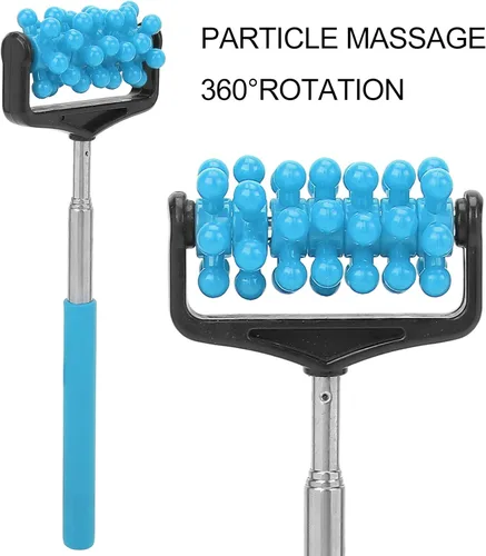 Miniatura 8 de Rodillo de masaje de espalda, masajeador de rodillo de rascar ajustable, para hombres y mujeres, para aliviar el dolor muscular en el hogar