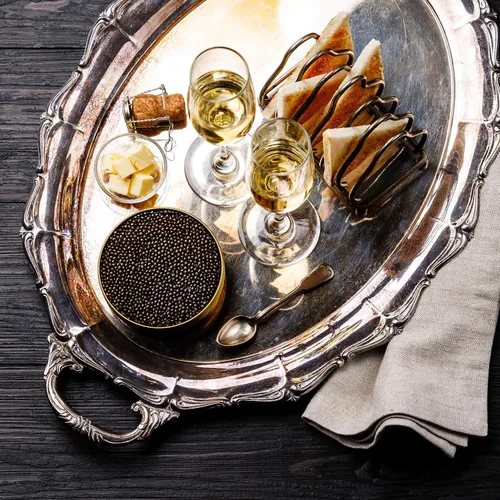 Miniatura 2 de 𝐁𝐄𝐒𝐓𝐒𝐄𝐋𝐋𝐄𝐑 Premium Caviar de Esturión Siberiano Real Negro - 100 g - (3.5 oz) - Clásico Esturión Malossol Esturión Negro Roe - [NOVIEMBRE 2025]