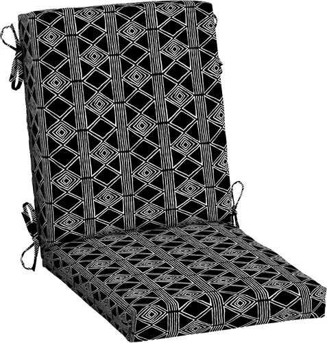 Miniatura 62 de ARDEN - Cojín para silla de comedor exterior de 20 x 20 pulgadas, resistente al agua y a la decoloración, textura verde azul pavo real