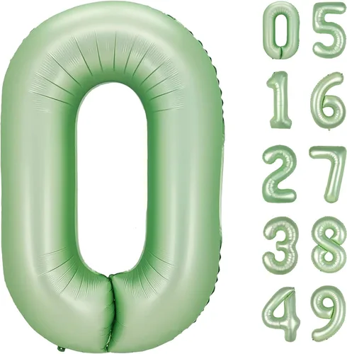 Miniatura 282 de Globo de cumpleaños número 4 dorado de 40 pulgadas, globos gigantes del número cuatro 14 24 34 40 44 2024, globos grandes de lámina de mylar para Oro