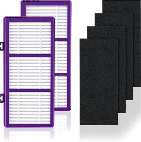 Miniatura 9 de HAPF300AP Performance Plus Filtro de Repuesto para Purificador de Aire Holmes AER1 HAPF300AP-U4, 4 Filtros True HEPA+ 8 Prefiltros de Carbono