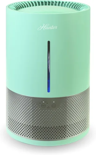 HHE150 Hunter Aspire 4.8L Humidificador evaporativo con filtro PermaWick (4.8L) - Elimina contaminantes y polvo blanco para niebla y aire limpios -
