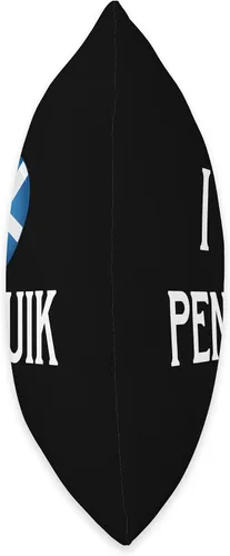 Miniatura 2 de I Love Penicuik Scotland Flag Heart Saltire Scottish Throw Pillow