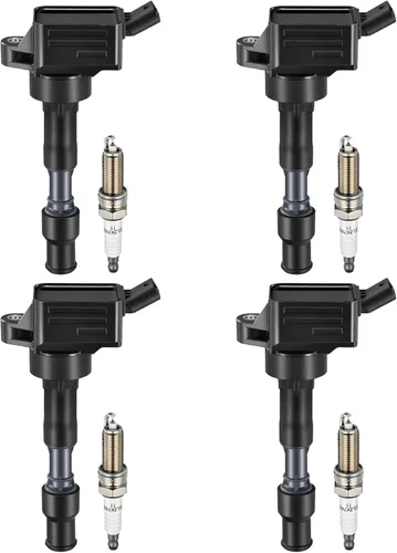Miniatura 29 de BDFHYK Bobinas de encendido UF611 y bujía iridio XP6203 compatible con Hyundai Equus Genesis Sonata Tucson Kia Borrego K900 Optima Sorento V8 l4