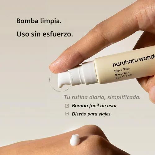 Miniatura 8 de Crema de ojos de arroz negro Bakuchiol Haruharu Wonder 0.67 fl.oz / 20ml Antienvejecimiento, cuidado de arrugas, alternativa natural al retinol