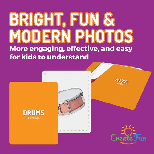 Miniatura 5 de Tarjetas flash Go Together para niños y adultos – 50 tarjetas realistas de emparejamiento de imágenes para terapia del habla, actividades