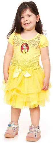 Miniatura 8 de Disney Vestido de princesa con tutú para niñas - Vestido de fiesta de manga corta con volantes para niñas pequeñas y niños - Vestido de disfraz