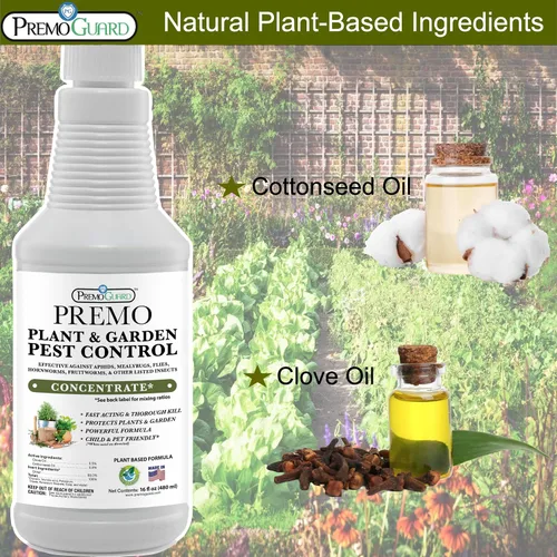 Miniatura 5 de Control de plagas de plantas y jardín de Premo Guard - Concentrado de 16 onzas que hace hasta 2.5 galones - Control de insectos y enfermedades
