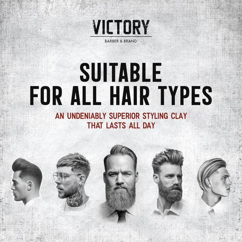 Miniatura 8 de Victory Barber & Brand Polvo de textura de grano para hombre, polvo para el cabello de peluquería fabricado en los Estados Unidos Polvo de peinado