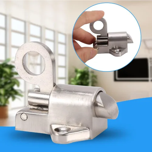 Miniatura 5 de Watris Veiyi Pestillo con resorte, cierre automático de perno de carga de resorte, anillo de tracción de cierre automático
