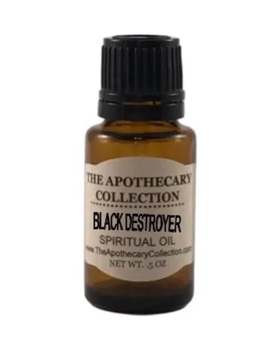 Aceite espiritual BLACK DESTROYER (aceite) para Hoodoo, Vudú, Santeria, Wicca, Raíces y hechizos