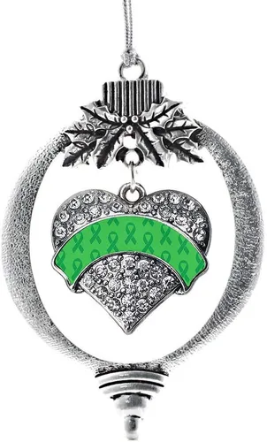 Miniatura 248 de Inspired Silver - Adorno con dije de hermana gemela - Adornos navideños de plata con circonitas cúbicas
